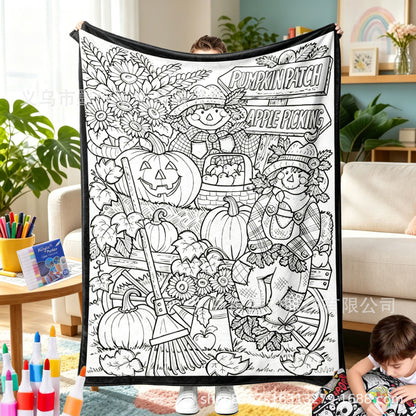DIY Coloring Blanket with Markers1