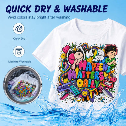 Washable Fabric Marker Pens for DIY Art